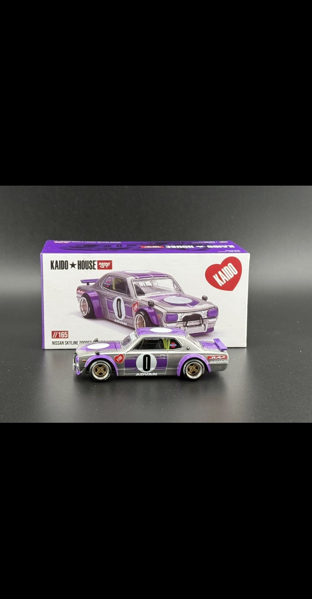 Kaido House x Mini GT Nissan 2000GT-R (KPGC10) Kaido Works V1 #165 1/64