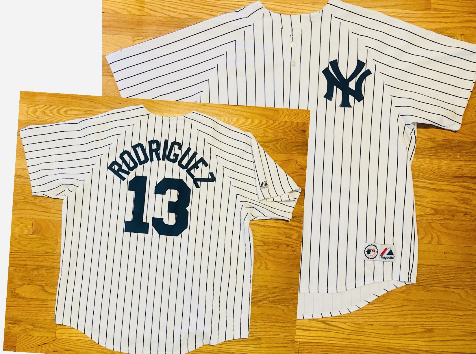 Alex Rodriguez New York Yankees Majestic Baseball Jersey Stitched Men 2XL XXL