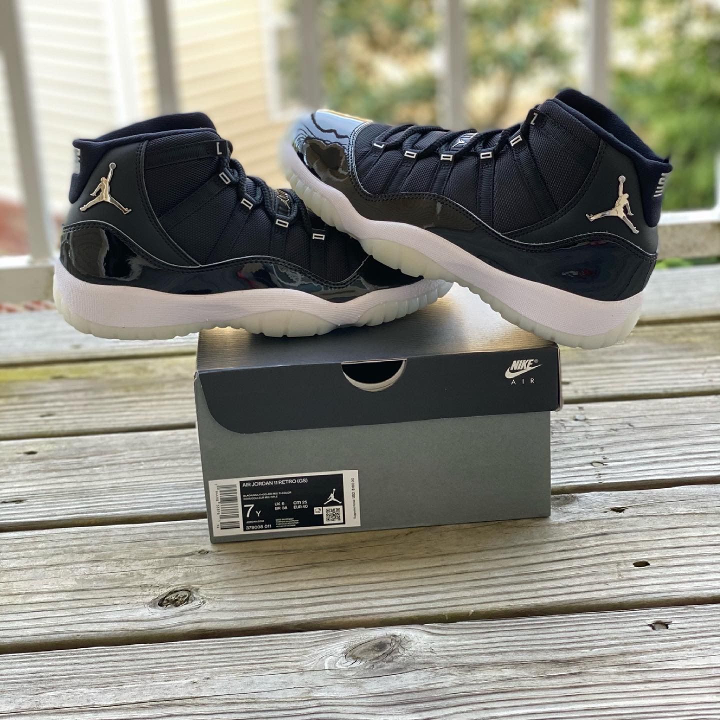 BRAND NEW JORDAN 11 “JUBILEE” FOR SALE!!! GRADE SCHOOL SIZE 7 $250