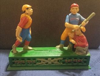 Cast Iron Baseball Battery Bank