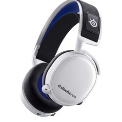 SteelSeries Arctis 7P+ Wireless Gaming Headset Lossless 2.4 GHz, White For PS5, PS4, PC, Mac, Android and Switch, 30 Hour Battery Life, 3D Audio, USB-