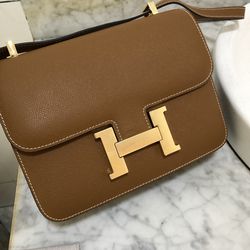 Authentic Hermes Constance Shoulder Bag crossbody bag