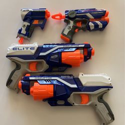 4 Nerf Gun Pistols - $15 