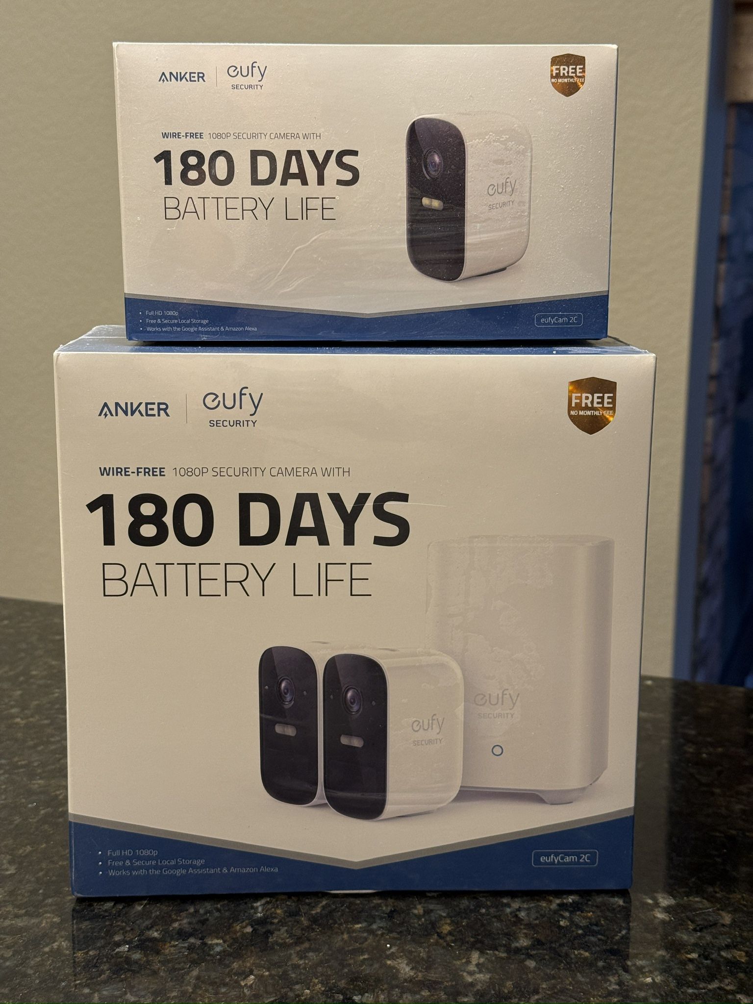 Unopened Anker Eufy Security hub & cameras