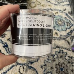 2 Pack Halloween Indoor/Outdoor 50ct String Lights