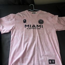 Inter Miami x bape shirt