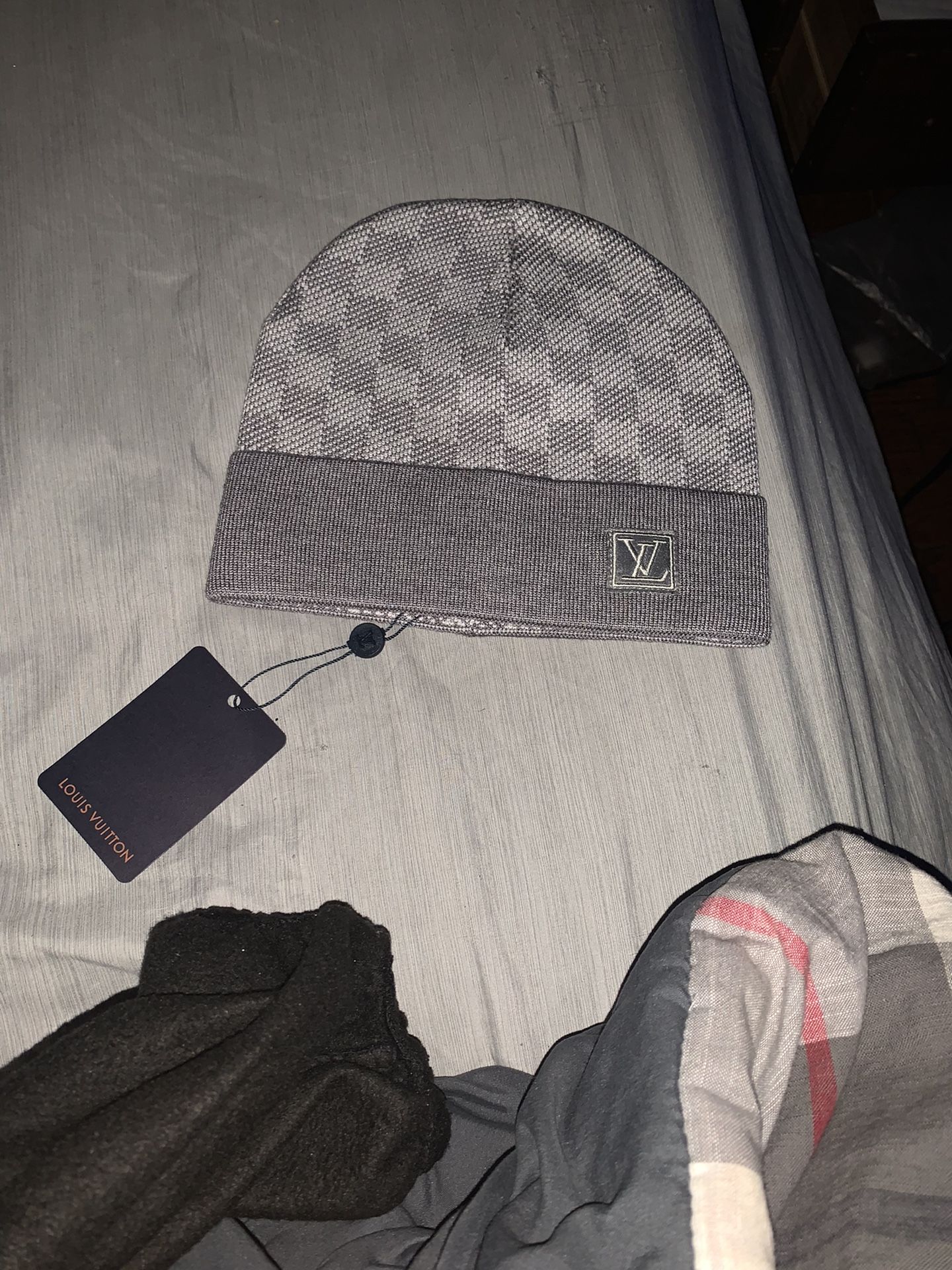 Louis Vuitton Black Neo Petit Damier Beanie for Sale in Dallas, TX - OfferUp