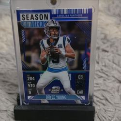 Panini 2024 Contenders Optic Bryce Young Season Ticket #7 Carolina Panthers