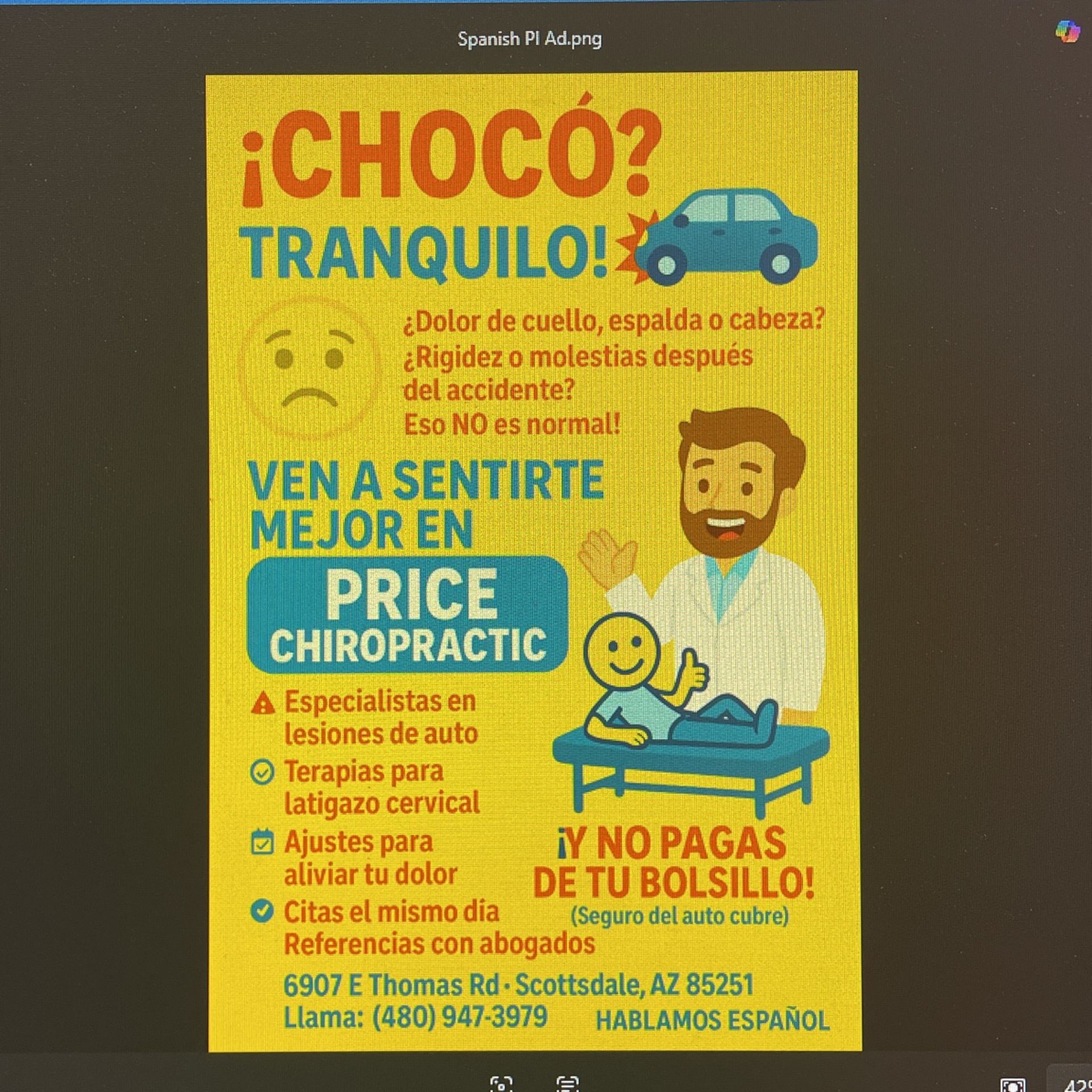 Chiropractico De Accidente