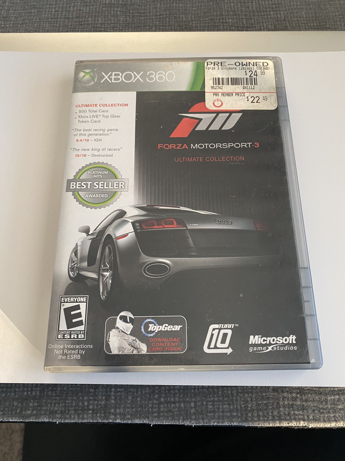 X-Box 360 Forza 3 UltimateMotorsports