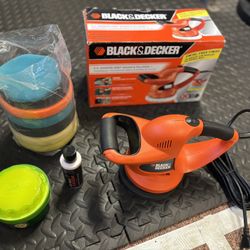 Black&Decker 6 inch Random Orbit Waxer and Polisher Buffer