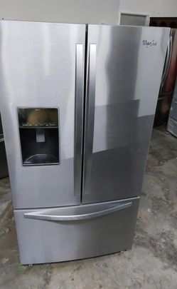 Whirlpool French Door Fridge with LED Lighting