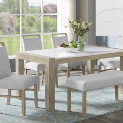 6 Pc Dining Table 