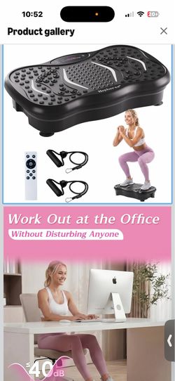 Vibration Plate Exercise Machine for Lymphatic Drainage, 180 Speeds Vibrating Fitness Platform for Full Body Workout and Weight Loss, 300 Lbs Capacity