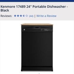 Slightly Used Portable Dishwasher