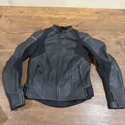 Alpinestars Stella GP Plus R V3 Airflow Leather Motorcycle Jacket Women USA 4 EU 40 Black