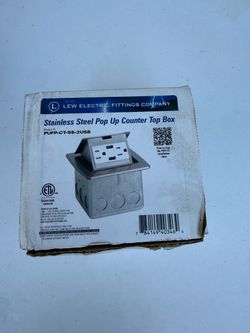Stainless Steel Pop up Counter Top a box