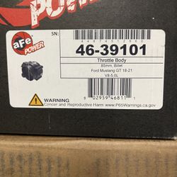 2018-2021 Ford Mustang Gt AFE Throttle Body