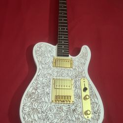 Custom Engraved Guitar “ NEW “