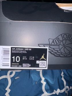 Jordan 1s size 10 brand new