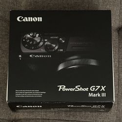 Canon PowerShot G7 X Mark III 20.1 Megapixel Digital Camera - Black