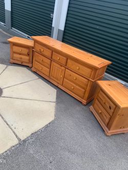 Solid Wood Nightstand