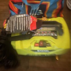 Ryobi electric power washer 1800 psi with wand hose spray tips works great 60 firm 