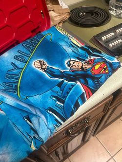 Free Superman Fleece Blanket