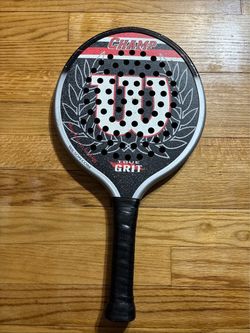 Wilson Platform Tennis Paddle Racquet Champ True Grit 355g Grip 4 1/4