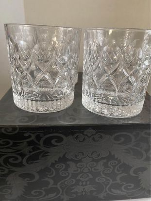 New OPAYLY Crystal Whiskey Glasses 10oz (Set of 4) Rocks Glasses in Gift Box