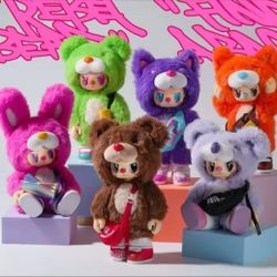 REBEL BEAR Find a Bag Series Plush (Twinkle) Green
