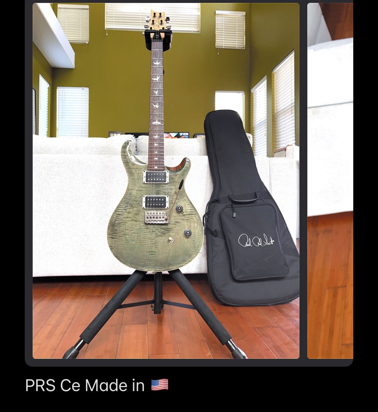 PRS CE MADE IN USA And Gig Bag (came with it when I first Purchased It)
