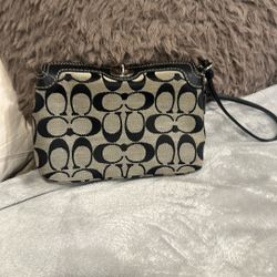 Coach Signature Wristlet 
