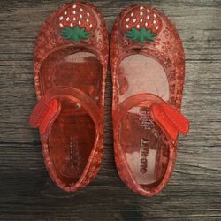 Old Navy Strawberry Jelly Flats