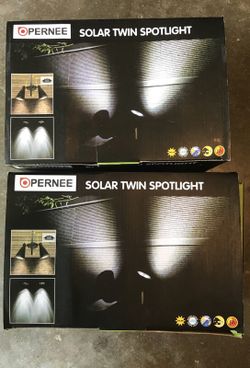 Pernee solar power spot light 2 NIB for Sale in Virginia Beach VA