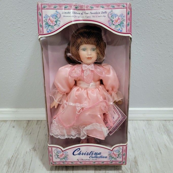 Christina Collection Porcelain Doll Christina Verdi 16" 1998 Limited Edition NIB