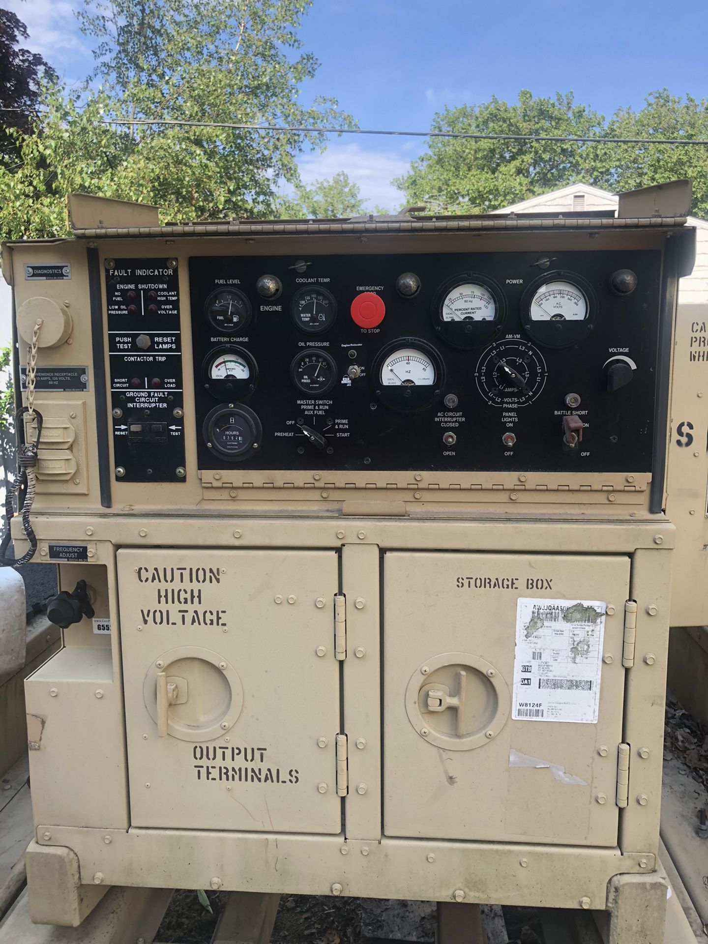 One used generator