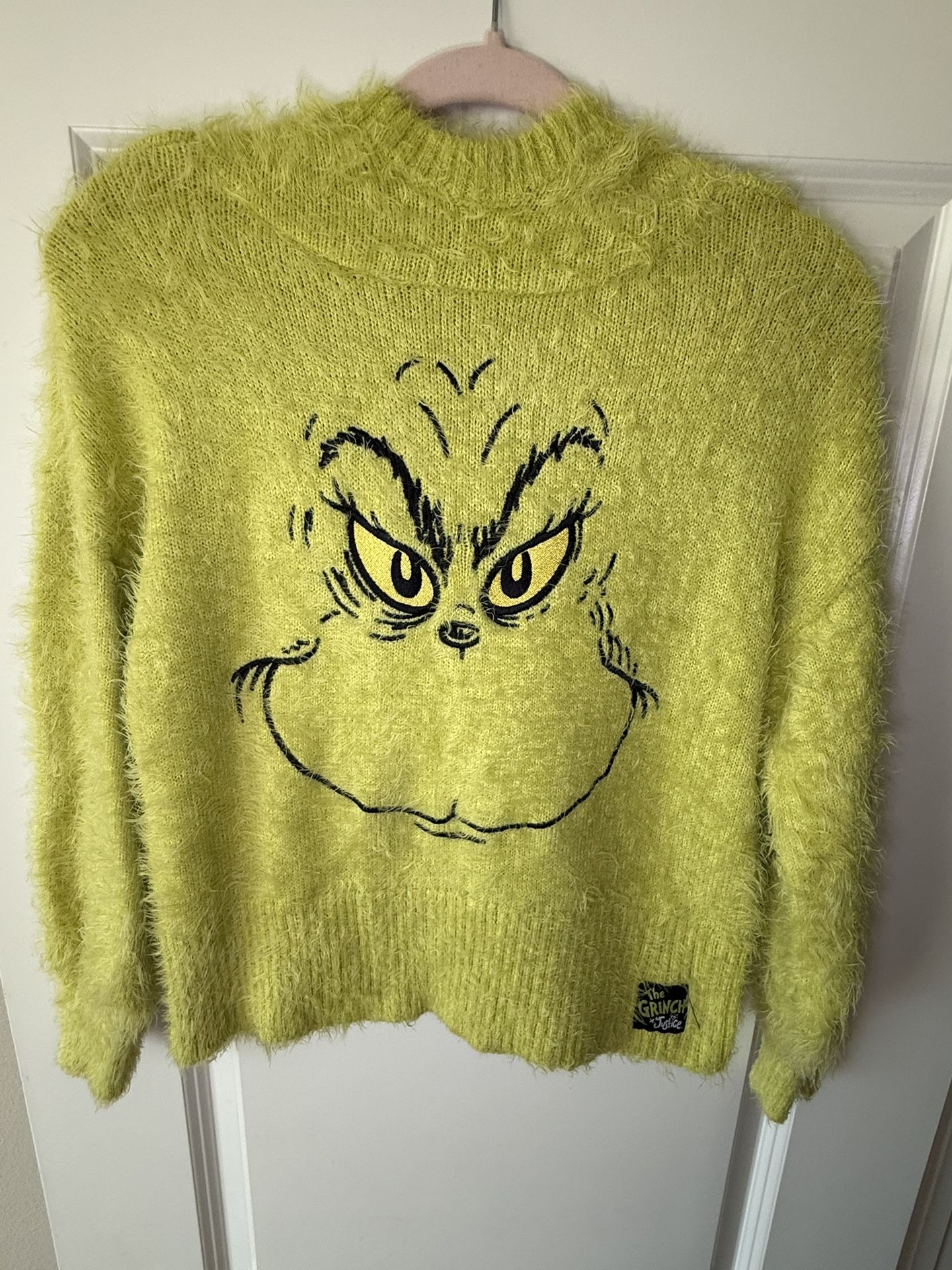 Christmas ugly grinch/ plushy sweater