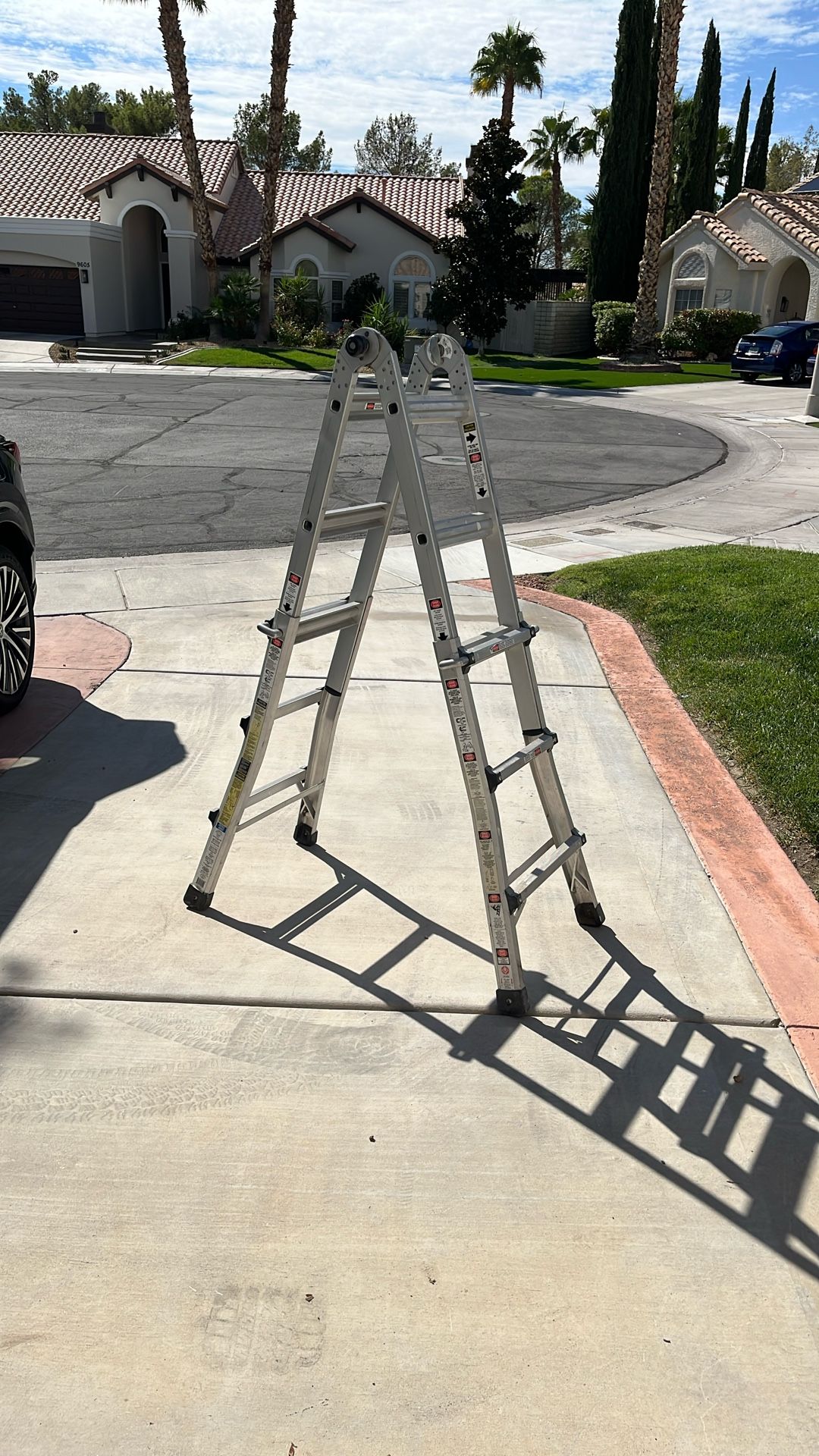 Adjustable Extension Ladder.