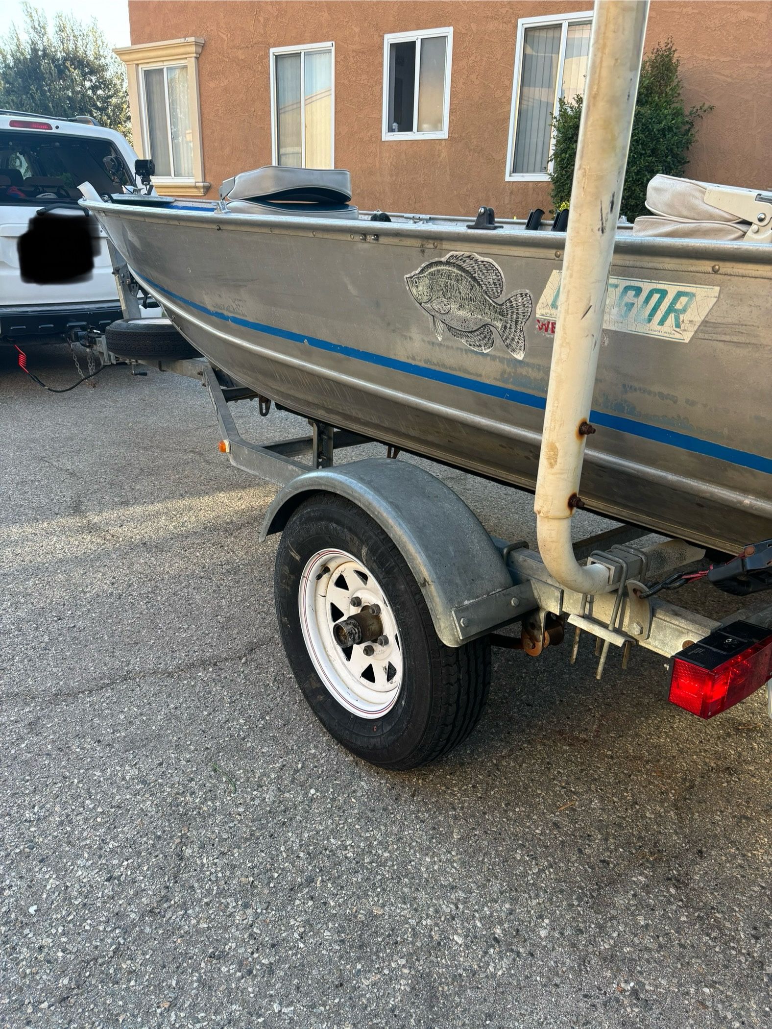 1976 Gregor 13” Skiff Boat 
