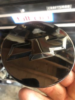 Black Chevy Center Caps 
