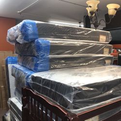 mattress and boxspring Sale available on all sizes! We deliver