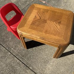 Toddler Table & Chair-$15