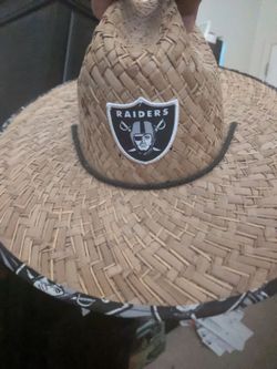 NFL Raiders Straw Hat