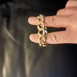 14k Solid Yellow Gold Bracelet 