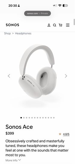 Sonos Ace Headphones white !