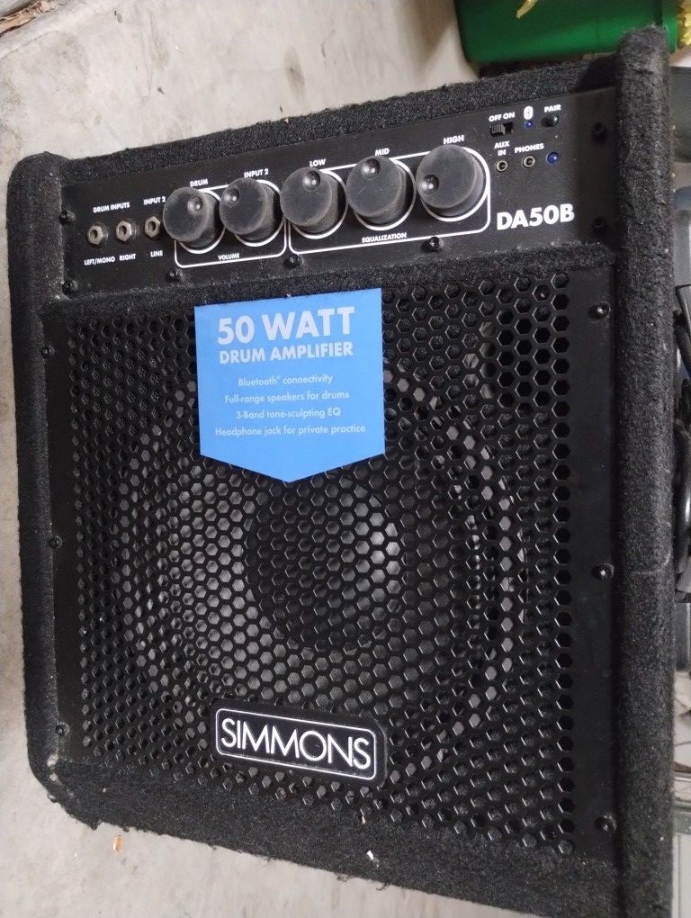 Simmons 50 Watt Drum Amplifier 🥁
