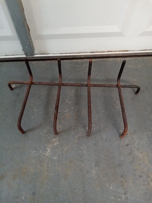 Wrought Iron Fireplace Grate 24"