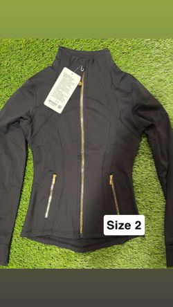 Black Gold Zipper Lululemon Jacket