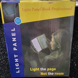 Light Panel Book Reading In The Dark 